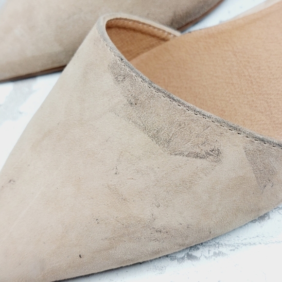 Steve Madden Khai Tan Pointy Toe Casual Comfy D'Orsay Summer Flats O117 - Picture 12 of 13